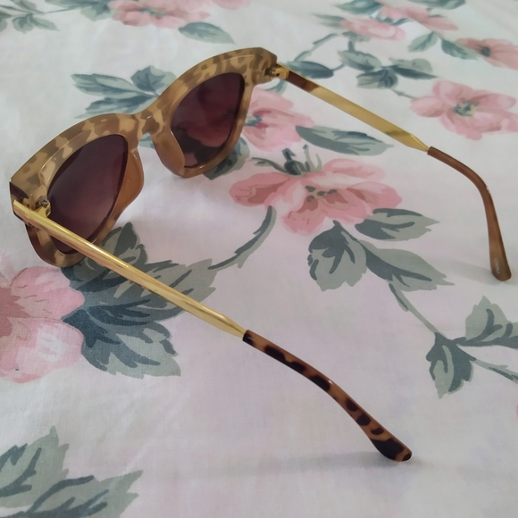 *SALE* Leopard Cat Eyes Sunglasses Safari Animal Print - Picture 3 of 7